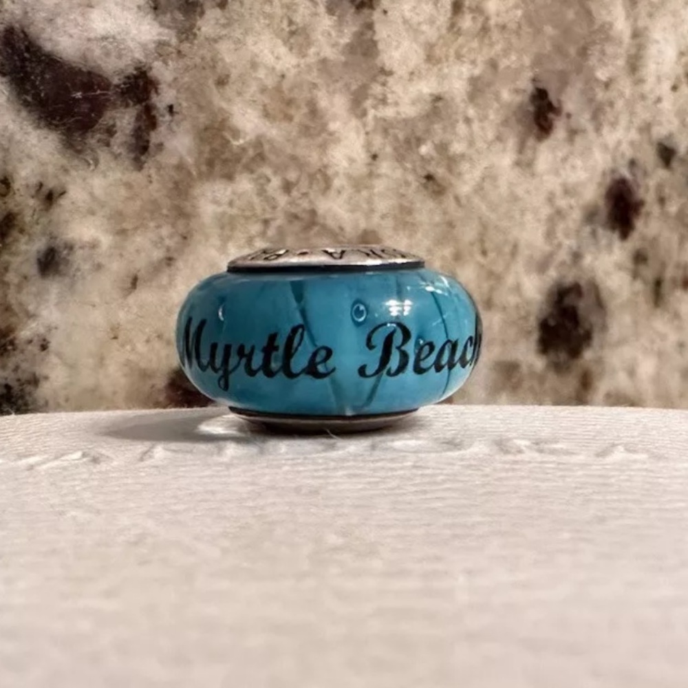 Pandora Authentic South Carolina Exclusive Myrtle Beach Murano Charm